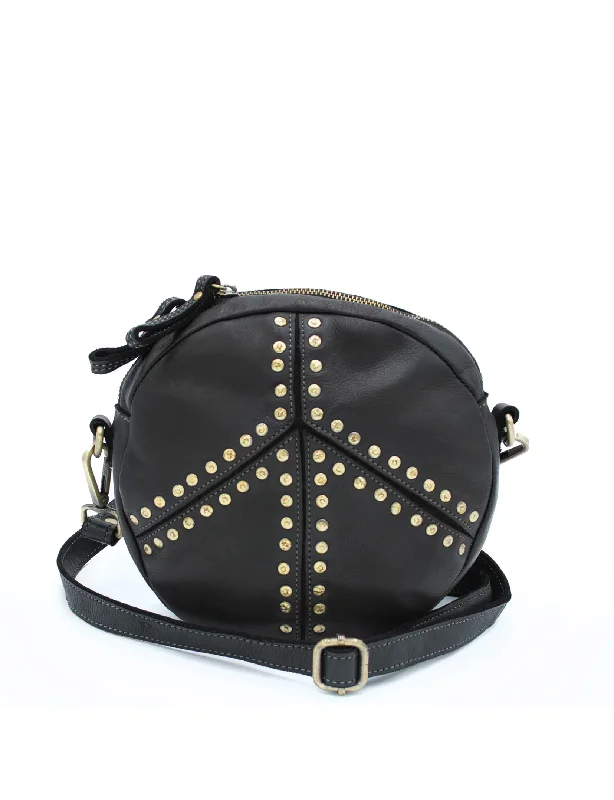 Peace Crossbody Bag, Black