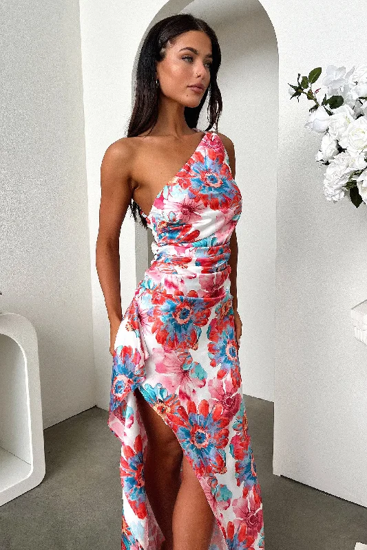 Elianna Maxi Dress - Pink Floral