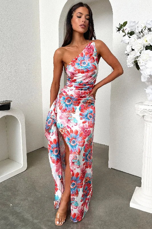 Elianna Maxi Dress - Pink Floral