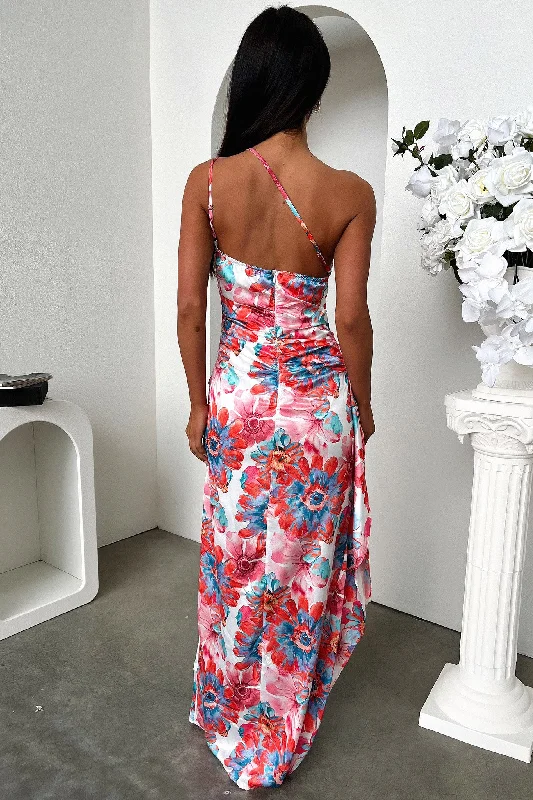 Elianna Maxi Dress - Pink Floral