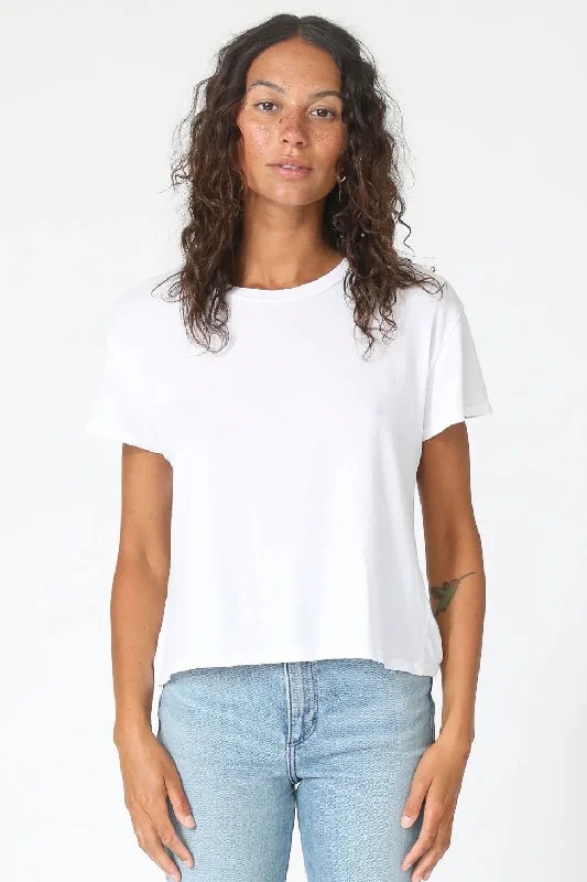 HARLEY BOXY CREW - WHITE