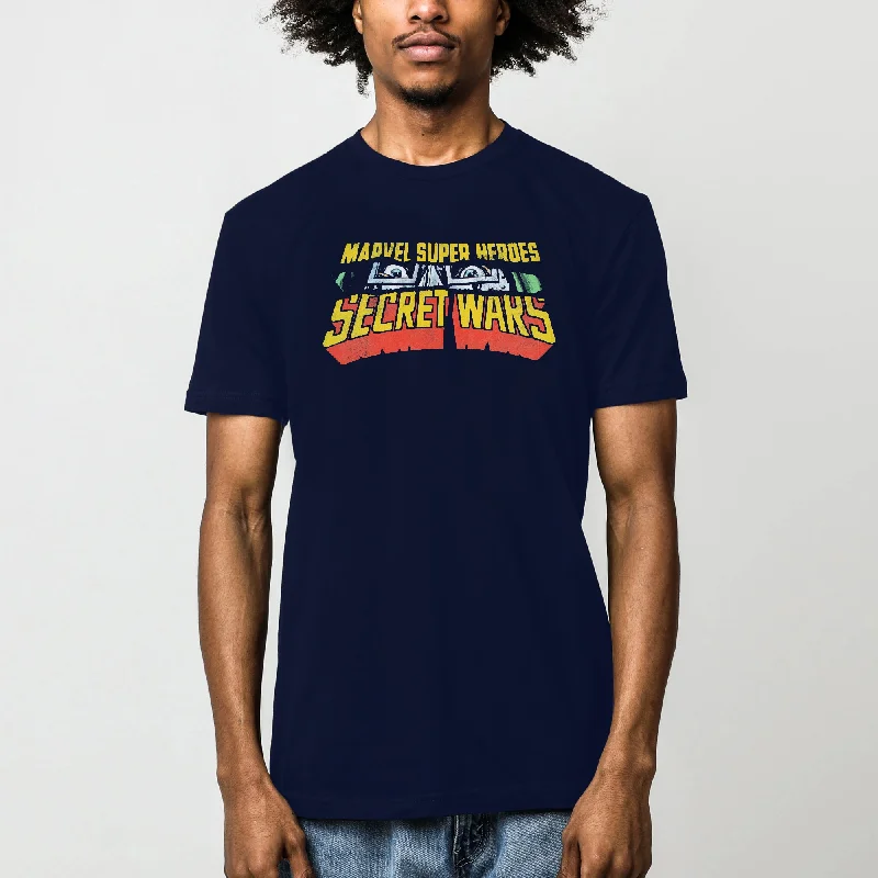 Secret Wars Doctor Doom Glare Navy Tee