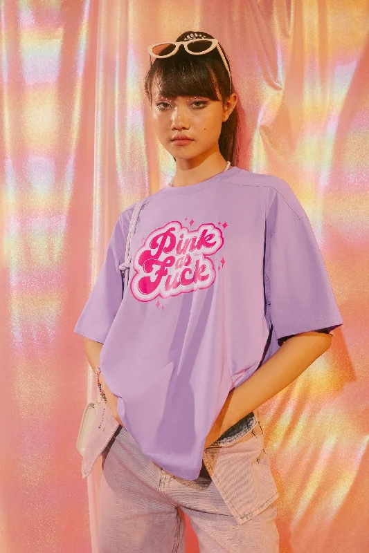 Pink Af Oversized Tee