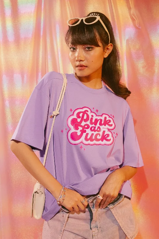 Pink Af Oversized Tee