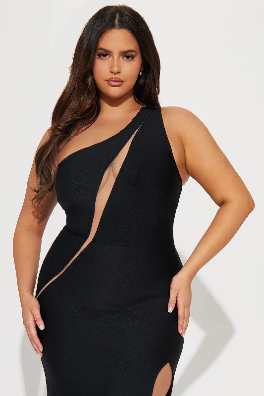 Sloan Bandage Maxi Dress - Black