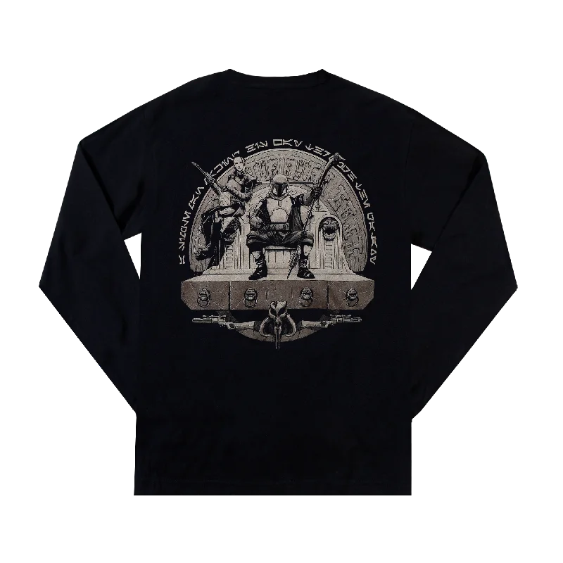 Boba Fett Throne Black Long Sleeve