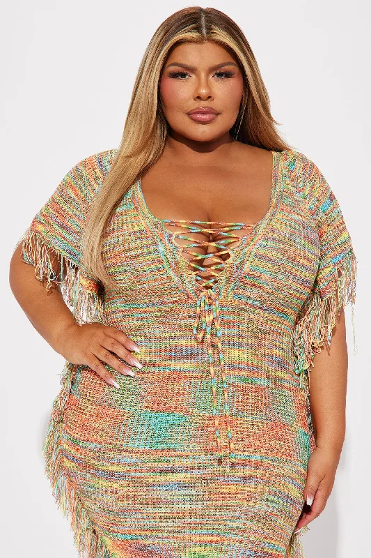 Tatiana Knit Maxi Dress - Multi Color