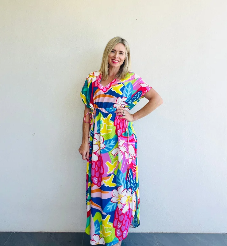 Tropicana Kaftan  Dress