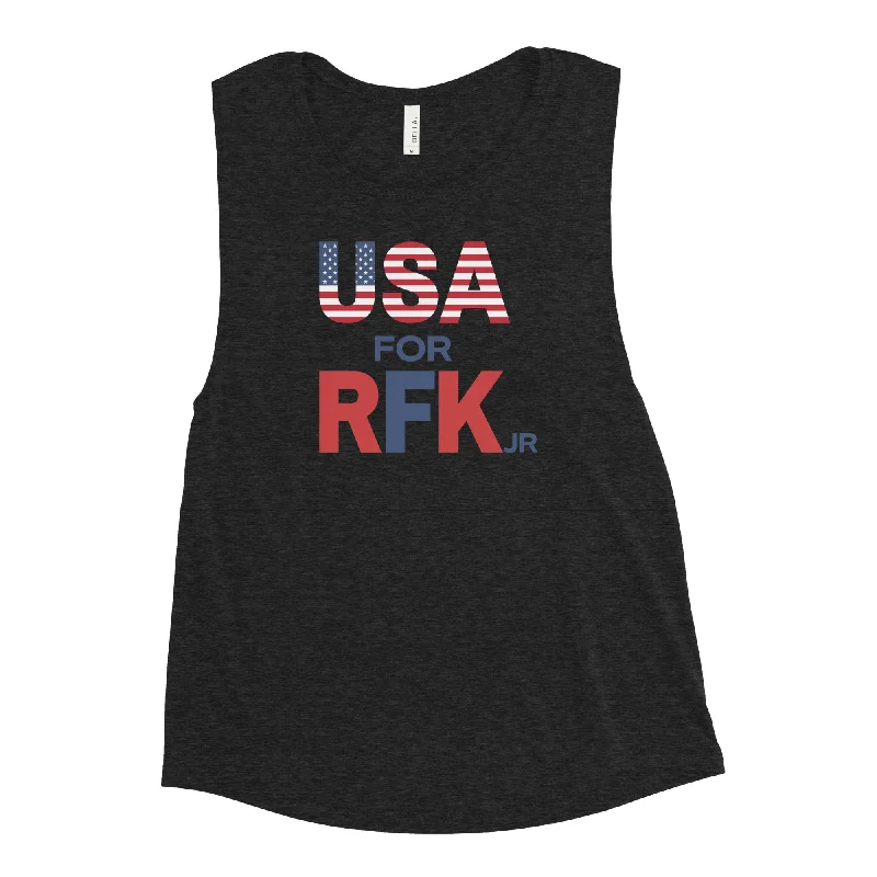 USA for RFK Jr. Women's Muscle Tank