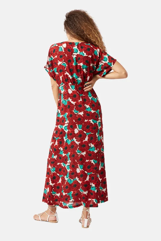 Vintage Voodoo Lenu Dress in Red