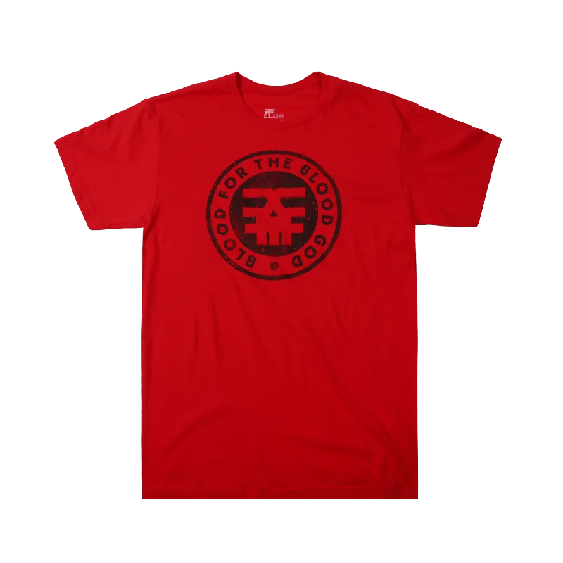 Space Marines Blood for the Blood God Red Tee