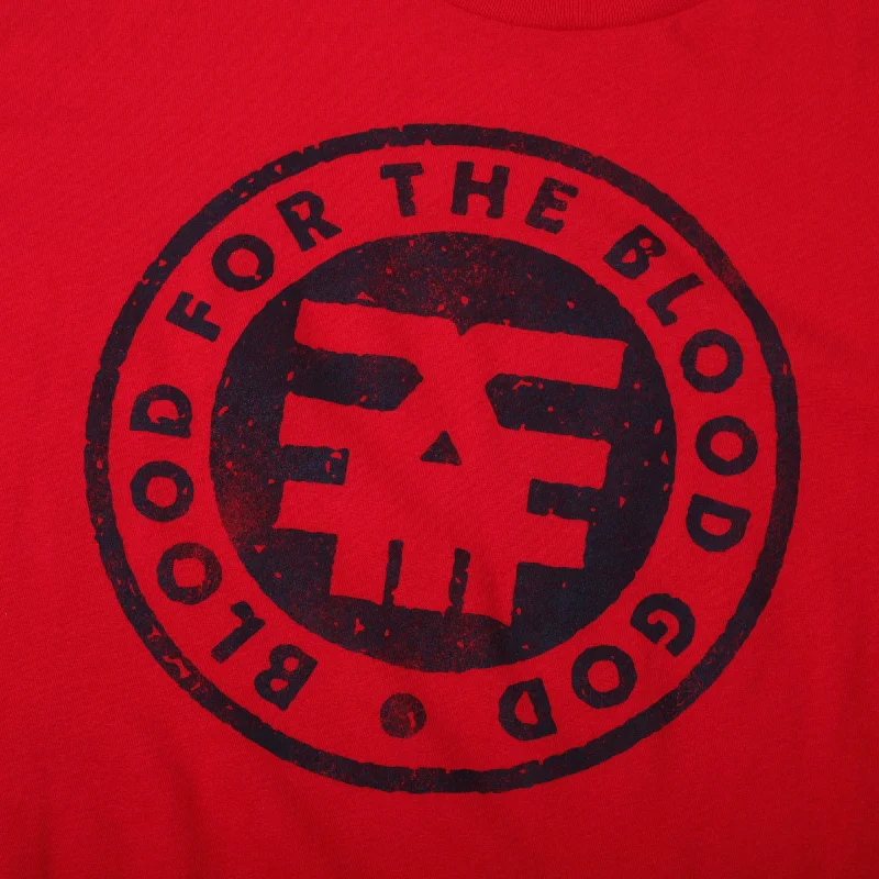 Space Marines Blood for the Blood God Red Tee