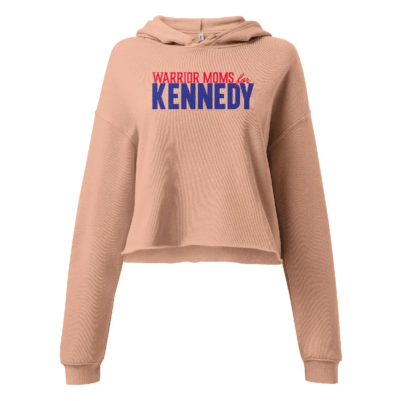 Warrior Moms for Kennedy Crop Hoodie